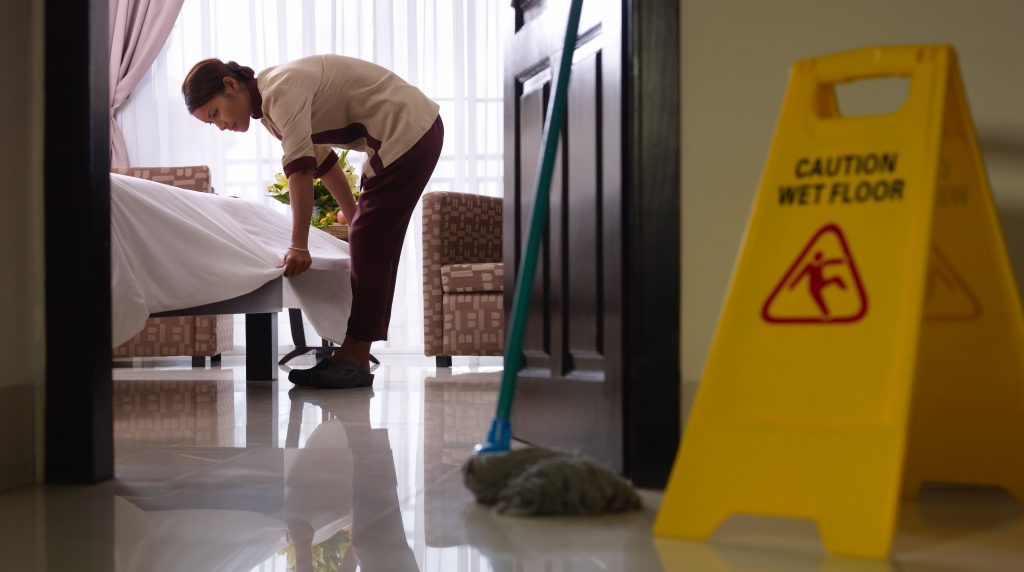 maid hotel room mop shutterstock_93542680 Hotel Maid